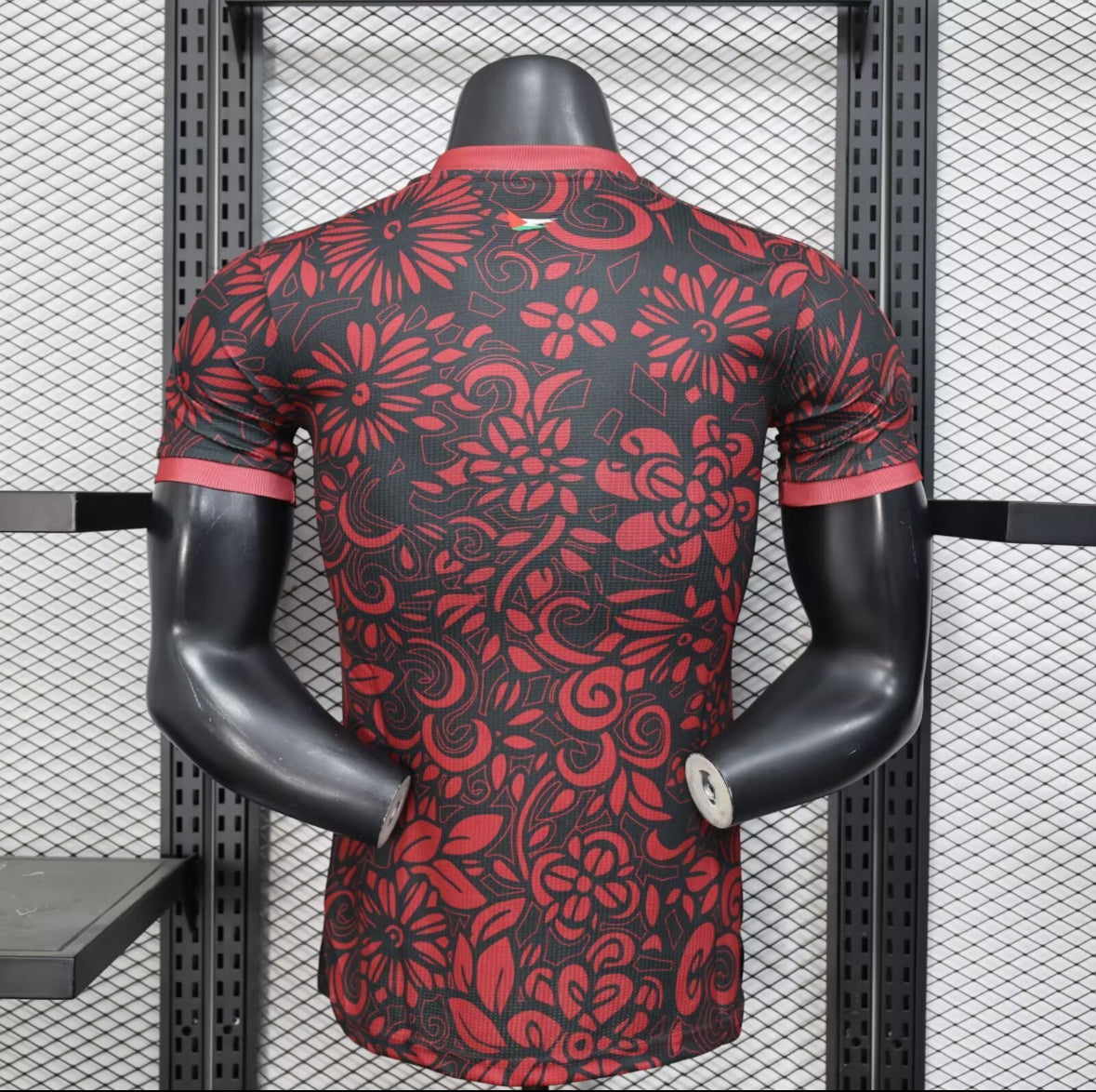 FC Palestina Edición Floral – Rojo y Negro